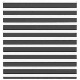 vidaXL Rullgardin zebra svart 150x150 cm tyg bredd 145,9cm polyester