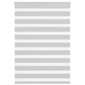 vidaXL Rullgardin zebra ljusgrå 95x150 cm tyg bredd 90,9 cm polyester