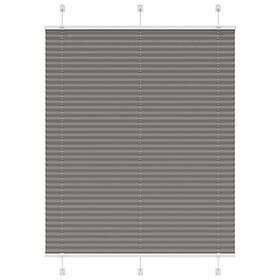 vidaXL Plisserad persienn antracit 105x150 cm tyg bredd 104,4 cm