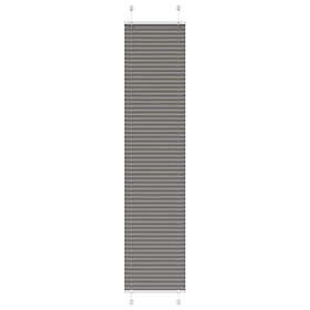 vidaXL Plisserad persienn antracit 40x200cm tyg bredd 39,4cm polyester