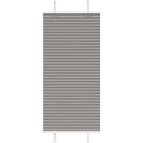 vidaXL Plisserad persienn antracit 65x100cm tyg bredd 64,4cm polyester