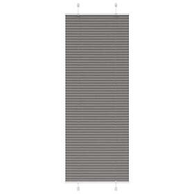 vidaXL Plisserad persienn antracit 75x200cm tyg bredd 74,4cm polyester