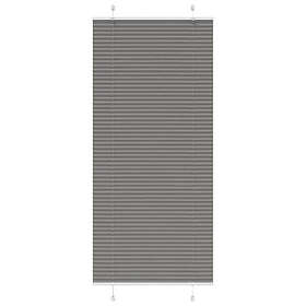 vidaXL Plisserad persienn antracit 95x200cm tyg bredd 94,4cm polyester
