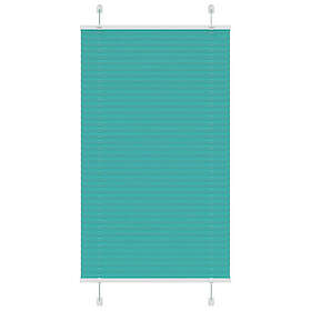 vidaXL Plisserad persienn bensingrön 70x150 cm tyg bredd 69,4 cm