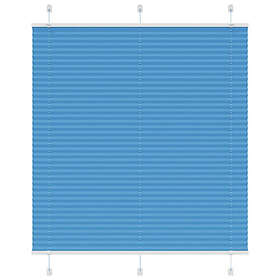 vidaXL Plissert Gardiner Stoff 120x150 cm Blå