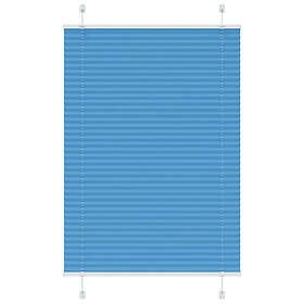 vidaXL Plissert gardin Stoff 95x100 cm Blå