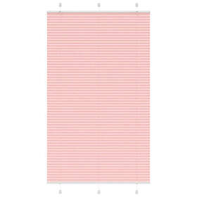 vidaXL Plisserad persienn rosa 115x200 cm tyg bredd 114,4cm polyester