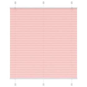 vidaXL Plisserad persienn rosa 120x150 cm tyg bredd 119,4cm polyester