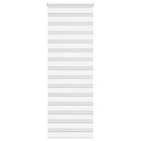 vidaXL Rullgardin zebra vit 70x200 cm tyg bredd 65,9 cm polyester