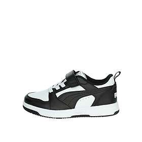 Puma Baskets Rebound V6 Lo Bébé White Cool Light Gray ┃Baskets à Coupe régulière