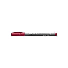 Staedtler pigment brush pen 10 pcs wine red