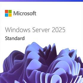 Microsoft Windows Server 2025 Standard 2 Core License Pack 1 år