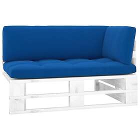 vidaXL Hörnsektion till pallsoffa vit impregnerad furu 3066574