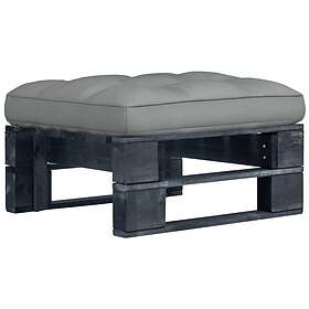 vidaXL Pallottoman svart impregnerad furu 3066435