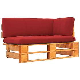 vidaXL Hörnsektion till pallsoffa honungsbrun impregnerad furu 3066595