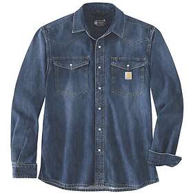 Carhartt Denim L/S Snap Front Shirt (Herr)