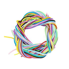 Villy Jensen 12 st. maskwire maskhållarkablar – 100 cm, avsedd för stickor 2–4,5 mm