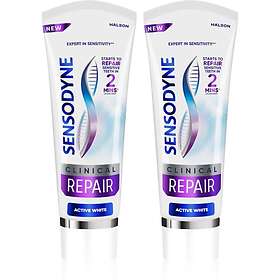 Sensodyne Clinical Repair Active White Tandkräm 2x75ml