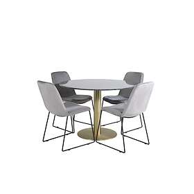 Venture Home Estelle Matgrupp 106cm Med Rund 4 Muce Stolar