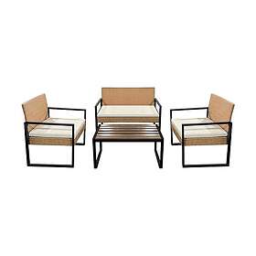 Teesa Ami Light Brown Garden Furniture Set