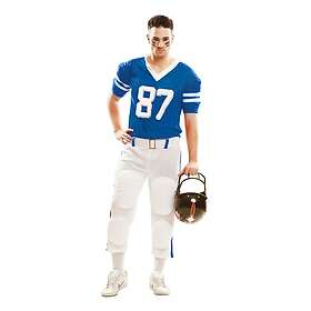 Rugbyspelare Blå Maskeraddräkt Medium/Large