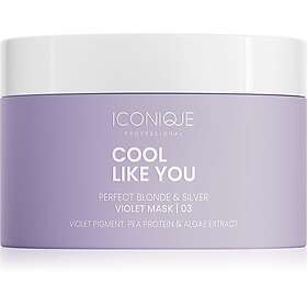 Professional ICONIQUE COOL LIKE YOU Perfect Blonde & Silver Violet Mask 200ml