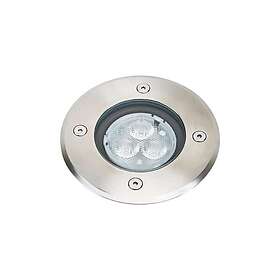 Lucande LED-golvinbyggnadslampa Ava, Ø 12 cm, rund, IP67