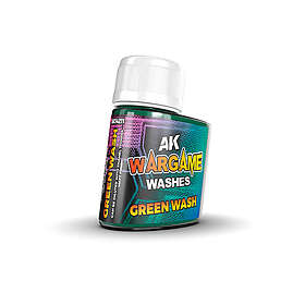 AK Interactive Wash For Wargame Green Wash 35ml