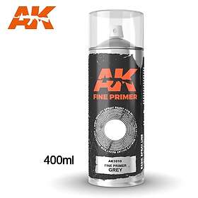 AK Interactive Fine Primer Grey (400mL) (2 Buses incluses)