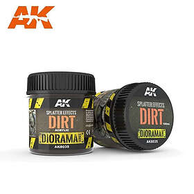 AK Interactive Dioramas Splatter Dirt Effects (100ml) (Base Acrylique)