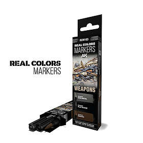 AK Interactive Real Colors Marker Set Weapons (3 Markers)