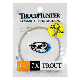 TroutHunter Nylon Leader w/loop 10ft 4X 0,185mm