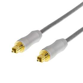 Deltaco High End Toslink Cable optical digital audio 1m