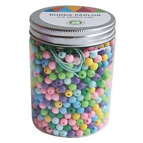Pysselkit Runda pärlor i burk blandade färger