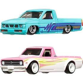 Hot Wheels Premium Car Culture Real Riders (1975 Datsun Sunny Truck B120 & Custom 93 Nissan Nardbody D21)