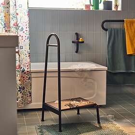 IKEA BÄSINGEN stegpall med räcke Djup: 39 cm