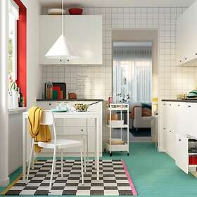 IKEA VIHALS bord och 2 stolar 84/120x74 cm