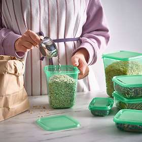 IKEA PRUTA matlåda med lock, set om 17