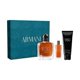 Giorgio Armani Emporio Stronger With You Intensely Parfymset (100ml edp, 15ml edp, 75ml duschgel)