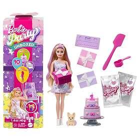 Barbie Party Unboxed Modedocka Ljust Hår