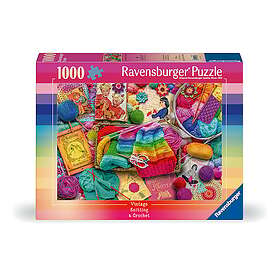 Ravensburger Vintage Stickning och virkning 1000 Bitar