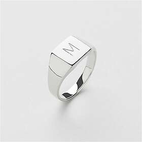 Safira Engraving Signet Ring