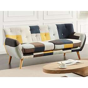 Vente Unique Canapé 3 places en tissu patchwork SERTI II