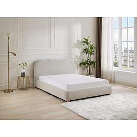 Vente Unique Lit coffre 160 x 200 cm Tissu Beige Matelas VANARI