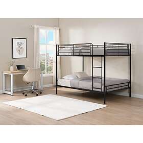 Vente Unique Lits superposés 2 x 120 x 190 cm Noir DUOTIS II