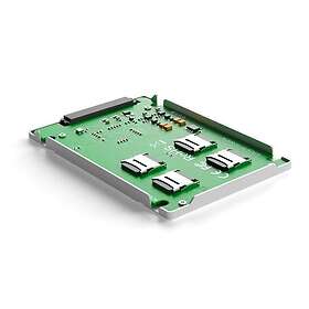 Maiwo KT037B2 Extern kabinett med stöd för 4st Micro SD till SATA med RAID0