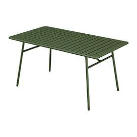 Mylia MIRMANDE Table de jardin L.160 cm en métal Kaki