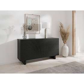 Vente Unique Commode 6 tiroirs MDF Noir LUDIMA