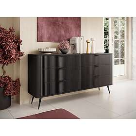 Vente Unique Commode 6 tiroirs Noir ELONARIA II de Pascal Morabito