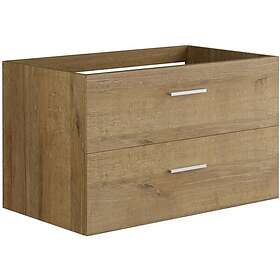 Vente Unique Meuble sous vasque suspendu Coloris naturel clair 80 cm KAYLA